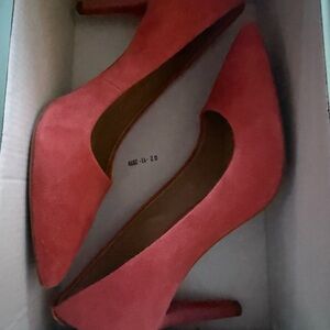 Michaels Coral Suede Women's Heels
